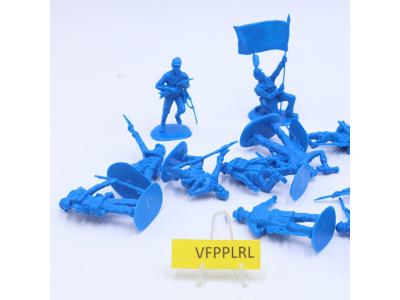Lot of 18 Blue Civil War Infantrymen 1/32 Scale CTS Toy Soldiers Figures