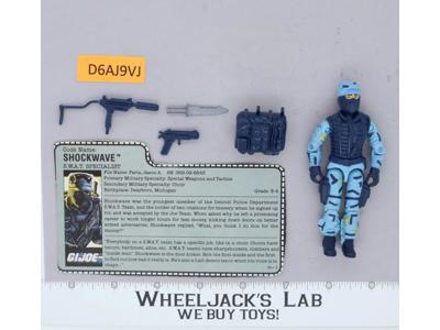 Shockwave V1 100% Complete G.I. Joe 1988 Hasbro Vintage Action Figure
