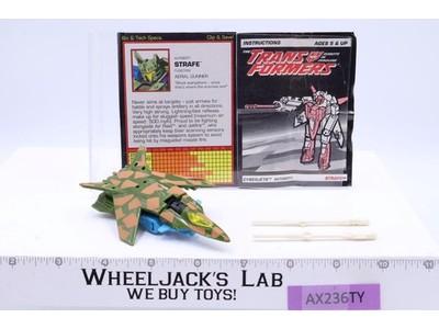 G2 Strafe Cyberjet 100% Complete 1994 Hasbro Transformers Action Figure