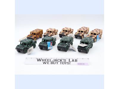 Lot of 9 Military Humvees Dollar General Brand Plastic Toy Vehicles NEW SEALED
