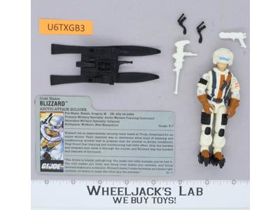 Blizzard V1 100% Complete G.I. Joe 1988 Hasbro Vintage Action Figure
