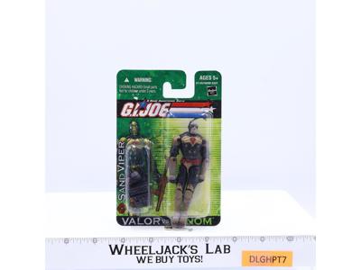 Sand Viper #2 Valor vs Venom GI Joe 2004 Hasbro Cobra Desert NEW MOSC SEALED