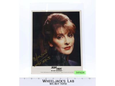 Counselor Deanna Troi Star Trek Marina Sirtis AUTOGRAPHED 8 x 10 Picture