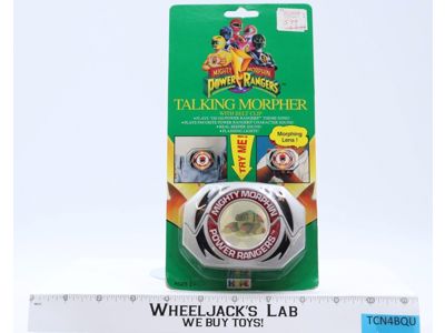 Black Ranger Talking Morpher Mighty Morphin Power Rangers 1994 Hope Ind. NEW