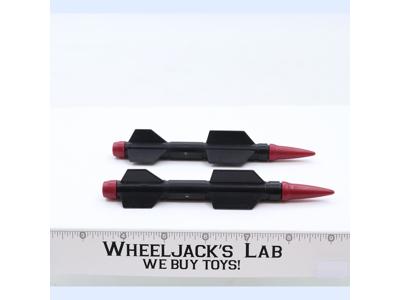 Cobra Bugg Torpedo Missile x2 1988 GI Joe Vintage Hasbro Action Figure Vehicle