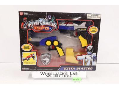 Delta Blaster 100% Complete Power Rangers SPD 2004 Bandai Action Figure