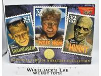 Frankenstein Wolfman Mummy Universal Monsters Collection 1997 Kenner NEW MIB