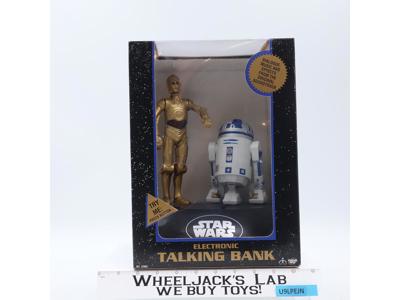C-3PO & R2-D2 Electronic Talking Bank Star Wars 1995 Thinkway Toys NEW MIB