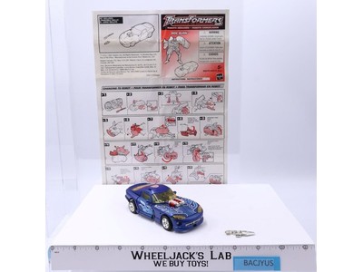 Side Burn BLUE RID 2001 Hasbro Transformers Action Figures
