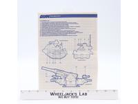 Thunderclap 1989 ORIGINAL Instructions / Blueprints G.I. Joe Hasbro Vehicle