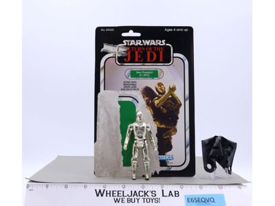 C-3PO Removeable Limbs 100% Complete 77 Back- A Star Wars 1983 Kenner NO REPRO
