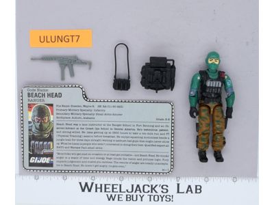 Beach Head V1 100% Complete G.I. Joe 1986 Hasbro Vintage Action Figure