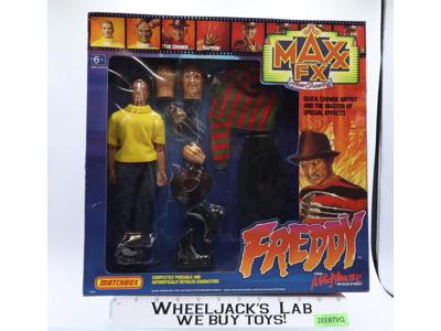 Freddy Krueger A Nightmare On Elm Street MAXx FX 1989 Matchbox Figure NEW SEALED