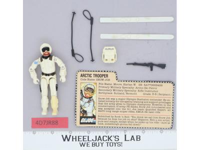 Snow Job V1 100% Complete G.I. Joe 1983 Hasbro Vintage Action Figure