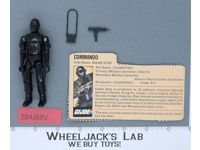 Snake Eyes V1 Straight Arms 100% Complete G.I. Joe 1982 Hasbro Vintage Figure