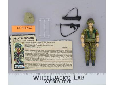 Footloose V1 100% Complete G.I. Joe 1985 Hasbro Vintage Action Figure