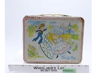 Polly Pal Metal Pink Gingham Lunch Box ONLY 1974 King-Seeley Vintage