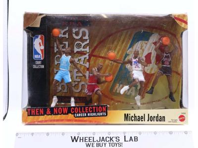 Michael Jordan Then & Now Career Highlights 1999 Mattel Figure Set MISB SEALED