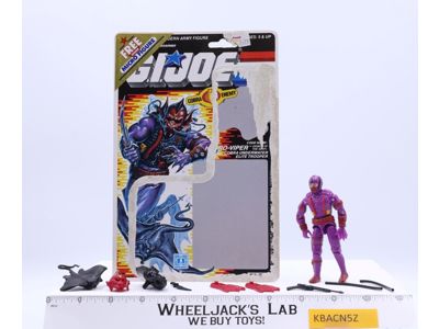 Hydro-Viper V1 Complete 34 Cardback G.I. Joe 1988 Hasbro Vintage Action Figure