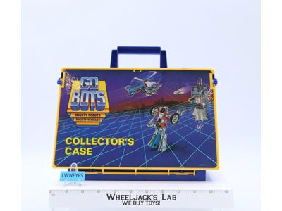 Collector's Case W/UNUSED STICKERS GoBots Go-Bots 1984 Tonka Figure Storage Case