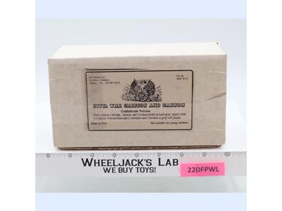 #MXR-9170 Civil War Confederate Caisson & Cannon 54mm Toy Soldiers NEW