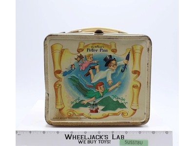 Peter Pan Metal Lunchbox ONLY 1969 Aladdin Vintage Walt Disney Productions