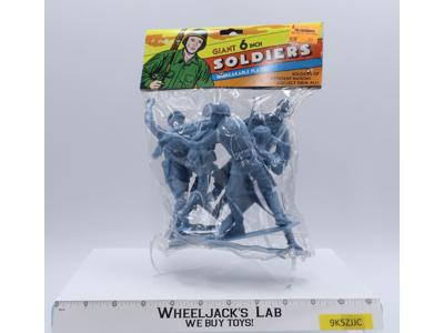 Bag of 5 Soldiers of Different Nations 6" BLUE Series 70000 Mexico MISB NEW