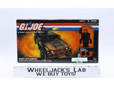 Night OPS Humvee W/ Rollbar GI Joe 2005 Hasbro NEW MISB SEALED