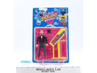 Abe Lincoln Bill & Ted's Excellent Adventure 1991 Kenner Figure NEW SEALED