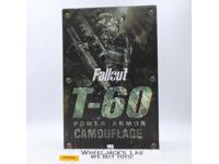 T-60 Power Armor Camouflage Fallout Three Zero 1/6 Scale Action Figure