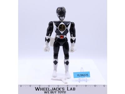 Auto Morphin Zack Black Ranger Power Rangers 1993 Bandai Vintage w/ Weapon
