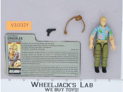 Chuckles V1 100% Complete G.I. Joe 1987 Hasbro Vintage Action Figure