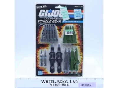 Vehicle Gear Accessory Pack #1 GI Joe 1986 Hasbro Figure MOSC SEALED NEW