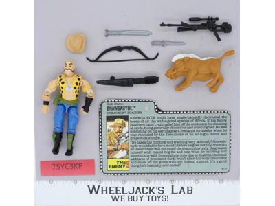 Gnawgahyde V1 100% Complete G.I. Joe 1989 Hasbro Vintage Action Figure