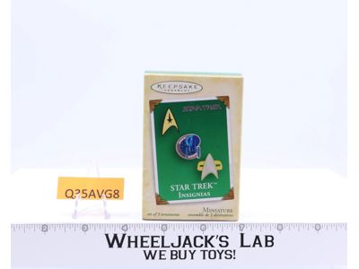 Star Trek Insignias Miniature MIB Hallmark Keepsake Ornament 2004