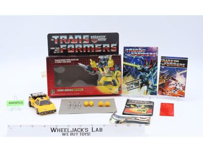 Sunstreaker w/BOX 100% Complete Vintage Hasbro G1 Transformers 1985 Figure