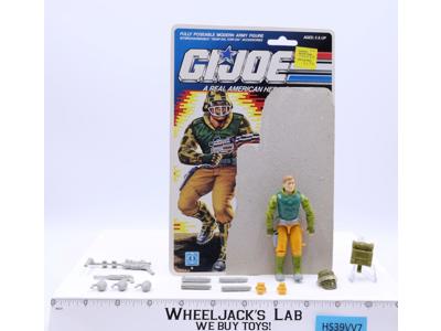 Capt. Grid-Iron V1 100% Complete W/Cardback 1990 G.I. Joe Vintage Hasbro Figure