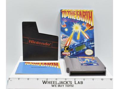 To The Earth Nintendo NES 1989 Video Game MINTY