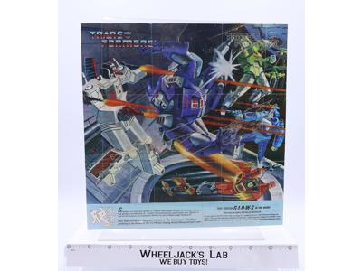 Metroplex Blurr Insert Poster Glow In The Dark 1985 G1 Transformers Vintage