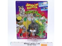 Power Punchin' Rocksteady Teenage Mutant Ninja Turtles TMNT 1992 UNPUNCHED MOSC