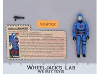 Cobra Commander V1.5 100% Complete 1983 G.I. Joe Hasbro Vintage Action Figure