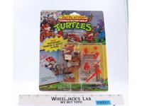 Creepy Crawlin' Splinter Wacky Action TMNT 1990 Playmates Figure NEW MOSC SEALED