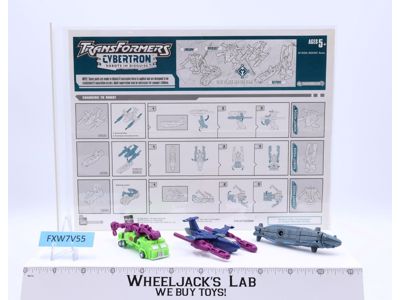 Giant Planet Team Mini-Cons 100% Complete Transformers Cybertron 2004 Hasbro