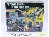 Sixshot 100% Complete W BOX 1987 Vintage Hasbro G1 Transformers Action Figure