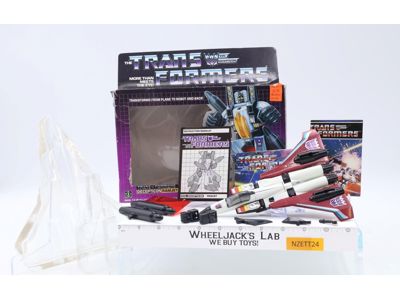 Ramjet 100% Complete W/Box & Bubble 1985 Vintage G1 Transformers Hasbro Figure