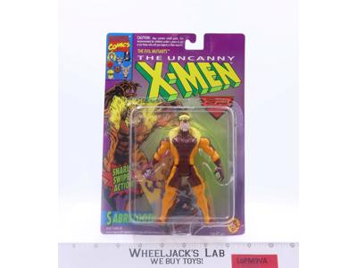 Sabretooth 100% Complete W/CARD & BUBBLE The Uncanny X-Men 1993 Toybiz Vintage