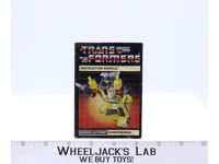 Sunstreaker Action Figure Instruction Manual 1985 Vintage Hasbro G1 Transformers