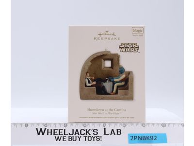 Showdown at the Cantina Star Wars Hallmark Magic Keepsake Christmas Ornament MIB