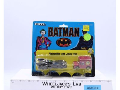 Batmobile Joker Van Die-Cast Metal DC Comics Batman 1989 ERTL 1/64 NEW SEALED