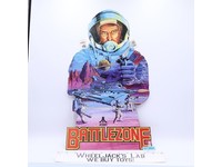 Battlezone Die-Cut Cardstock Poster W/ Eyelet Double Sided Atari 1982 Vintage
